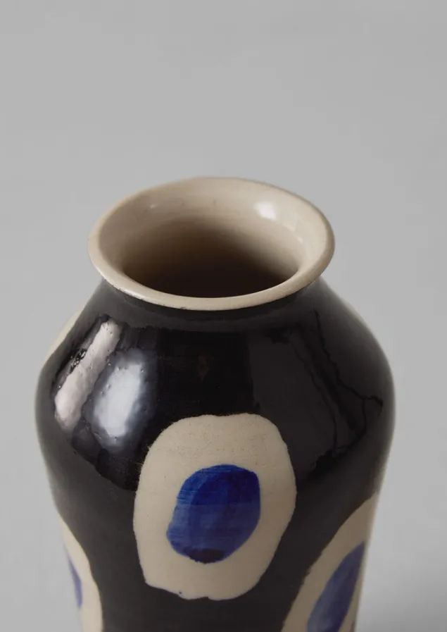 ali_hewson_cobalt_dash_vase_9-1.webp Decorative Pieces | Ceramics-TOAST Ali Hewson Cobalt Dash Vase Cobalt/Black