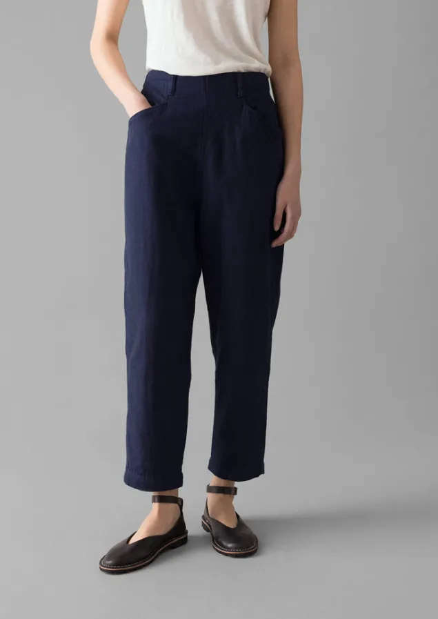 alix_indigo_twill_trousers_5.webp Workwear | Trousers-TOAST Alix Twill Trousers Indigo