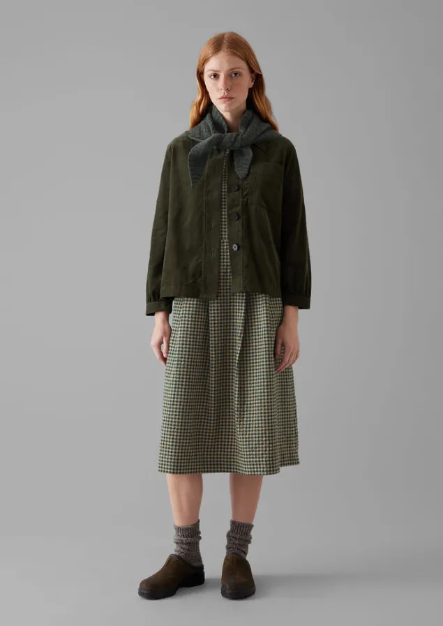 Cord | Workwear-TOAST Baya Patch Pocket Organic Cord Shirt Seaweed