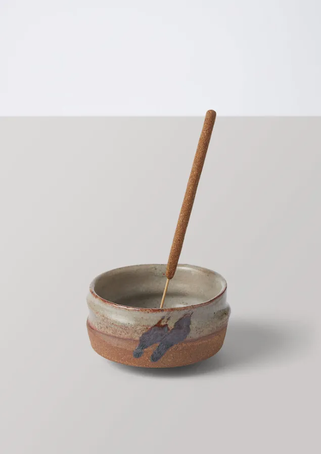 bert_jones_incense_holder_3-1.webp Decorative Pieces | Ceramics-TOAST Bert Jones Incense Holder Shino