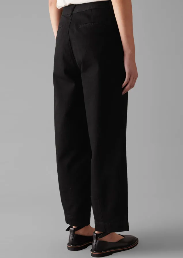 black_denim_side_button_trousers_13.webp Denim | Jeans-TOAST Denim Side Button Trousers Black