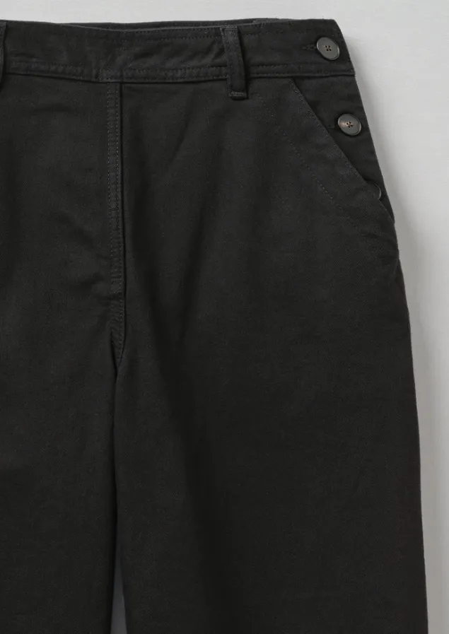black_denim_side_button_trousers_9.webp Denim | Jeans-TOAST Denim Side Button Trousers Black