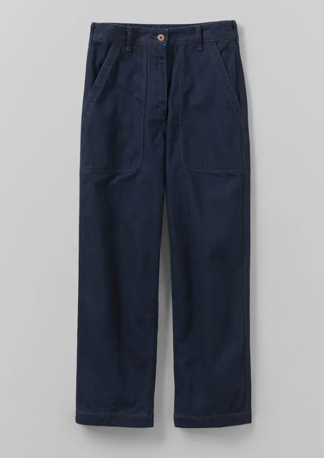 Denim | Jeans-TOAST Blackhorse Lane Long Crop Jeans Indigo