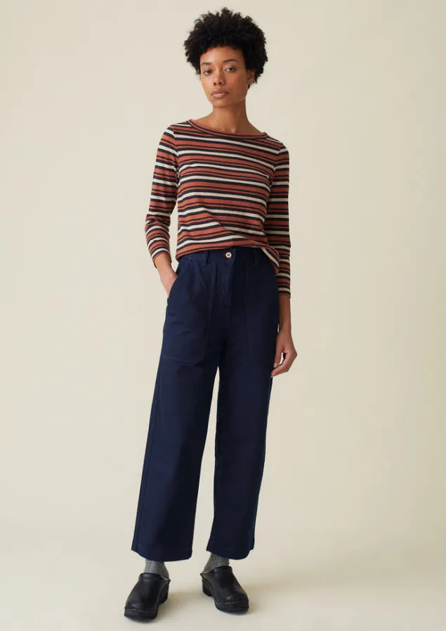 Denim | Jeans-TOAST Blackhorse Lane Long Crop Jeans Indigo