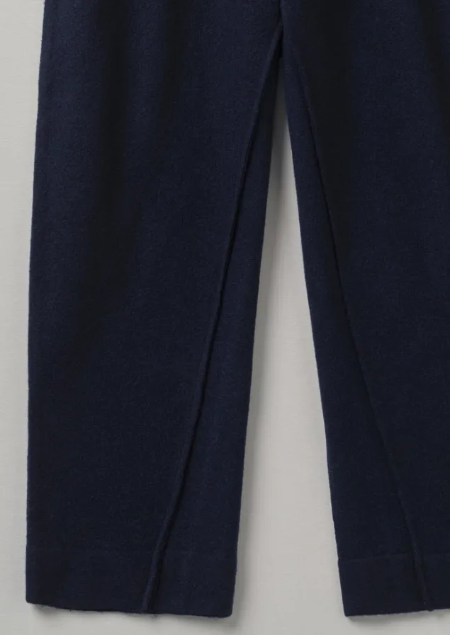 boiled_wool_pull_on_trousers_4.webp Loungewear | Trousers-TOAST Boiled Wool Pull On Trousers Navy