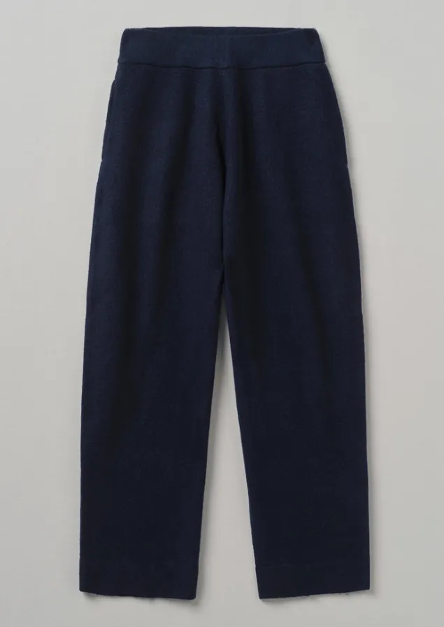 boiled_wool_pull_on_trousers_5.webp Loungewear | Trousers-TOAST Boiled Wool Pull On Trousers Navy