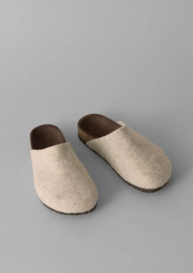 Slippers | Nightwear-TOAST Bosabo Felt Slippers Oatmeal