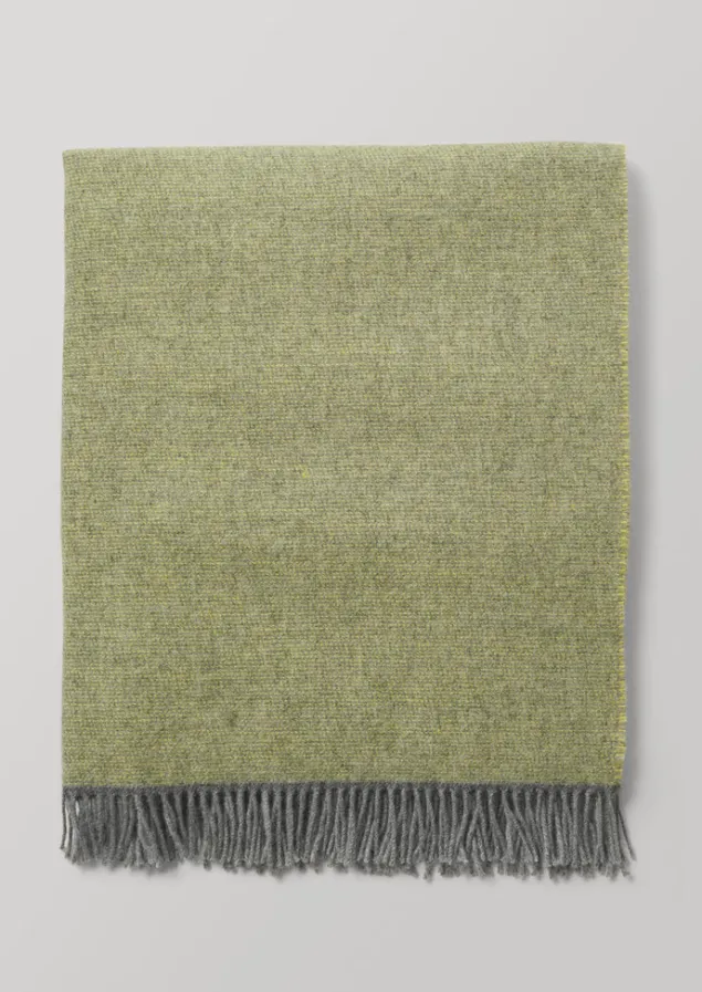 brior_wool_blanket_4-1.webp Textiles | Blankets & Throws-TOAST Brior Wool Blanket Pollen/Anthracite