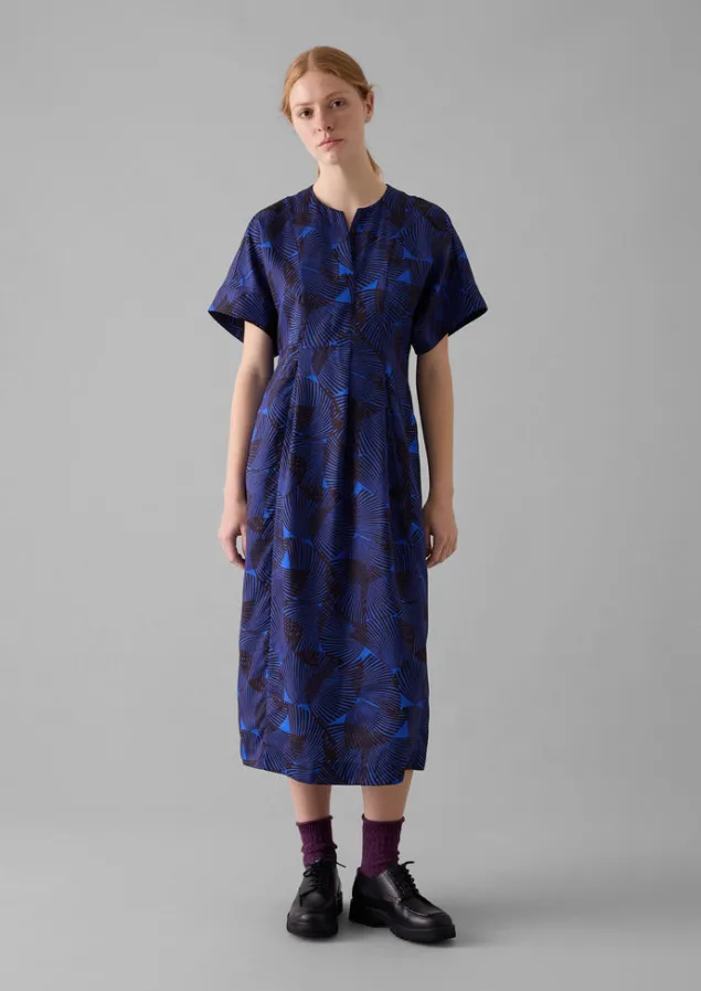 bryn_reverb_print_dress_1.webp Dresses-TOAST Bryn Reverb Print Dress BrilliantBlue