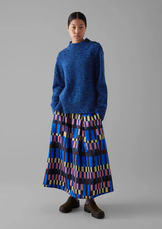 button_shoulder_marled_donegal_wool_sweater_1.webp Knitwear-TOAST Button Shoulder Marled Donegal Wool Sweater BlueMarl