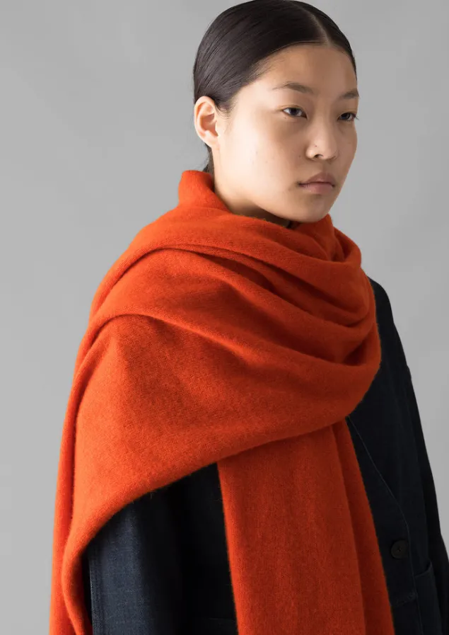 cashmere_wool_wrap_scarf_4.webp Hats, Scarves & Gloves | Cashmere-TOAST Cashmere Wool Wrap Scarf Pumpkin