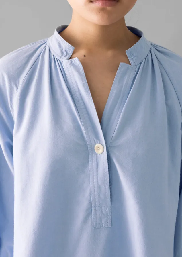catrin_cotton_oxford_easy_shirt_8.webp Shirts | Tops & Tees-TOAST Catrin Cotton Oxford Easy Shirt Chambray