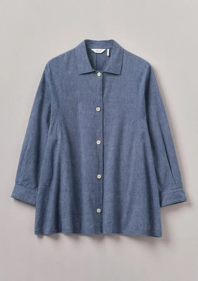 Workwear | Shirts-TOAST Cotton Shirt Chambray
