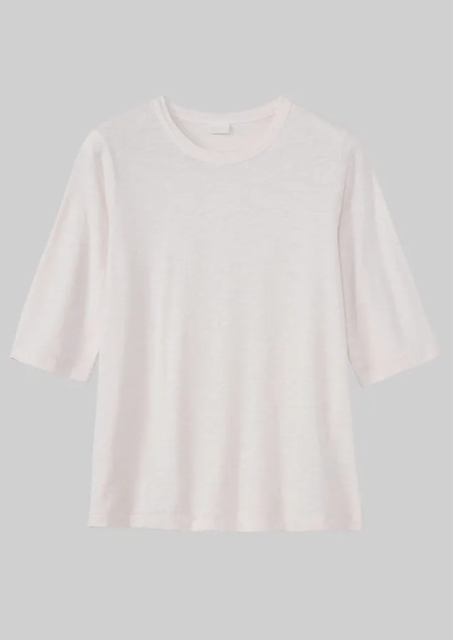 Jersey | Tops & Tees-TOAST Cleo Garment Dyed Organic Cotton Tee Chalk