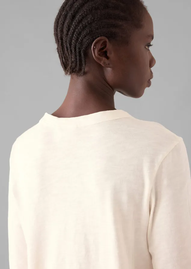 cleo_garment_dyed_organic_cotton_tee_2-3.webp Jersey | Tops & Tees-TOAST Cleo Garment Dyed Organic Cotton Tee Chalk
