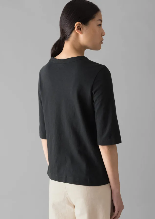 cleo_garment_dyed_organic_cotton_tee_9-1.webp Jersey | Tops & Tees-TOAST Cleo Garment Dyed Organic Cotton Tee CarbonBlack
