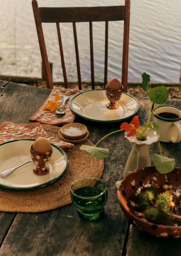 cortona_splatter_egg_cup_set_11.webp Ceramics | Kitchen-TOAST Cortona Splatter Egg Cup Set Terracotta/Multi
