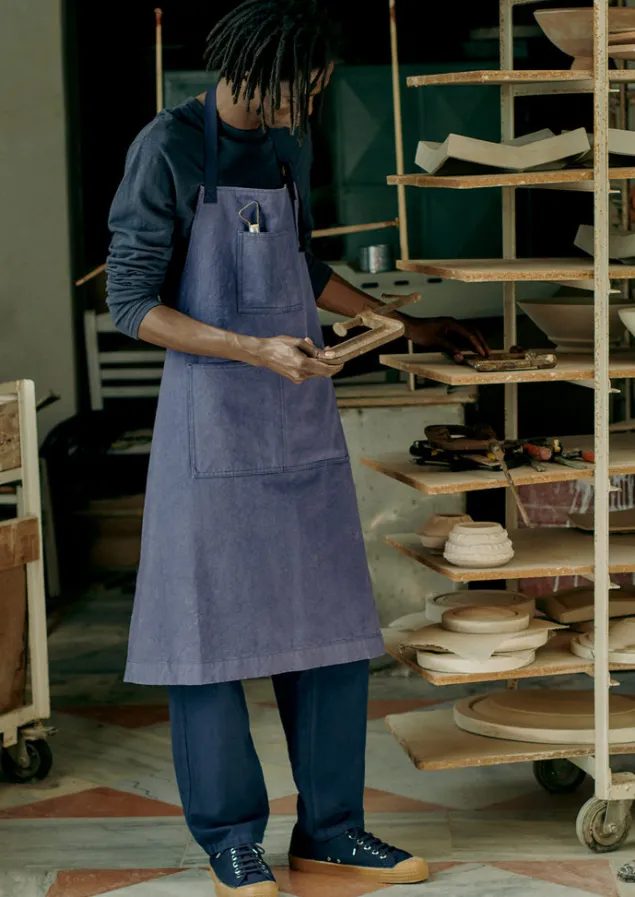 cotton_canvas_project_apron_4.webp Aprons & Tea Towels-TOAST Cotton Canvas Project Apron WorkwearBlue