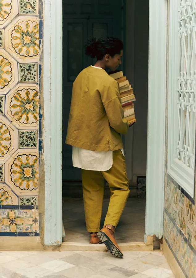 cotton_linen_wrap_jacket_13.webp Linen | Coats & Jackets-TOAST Cotton Linen Wrap Jacket GoldenSand