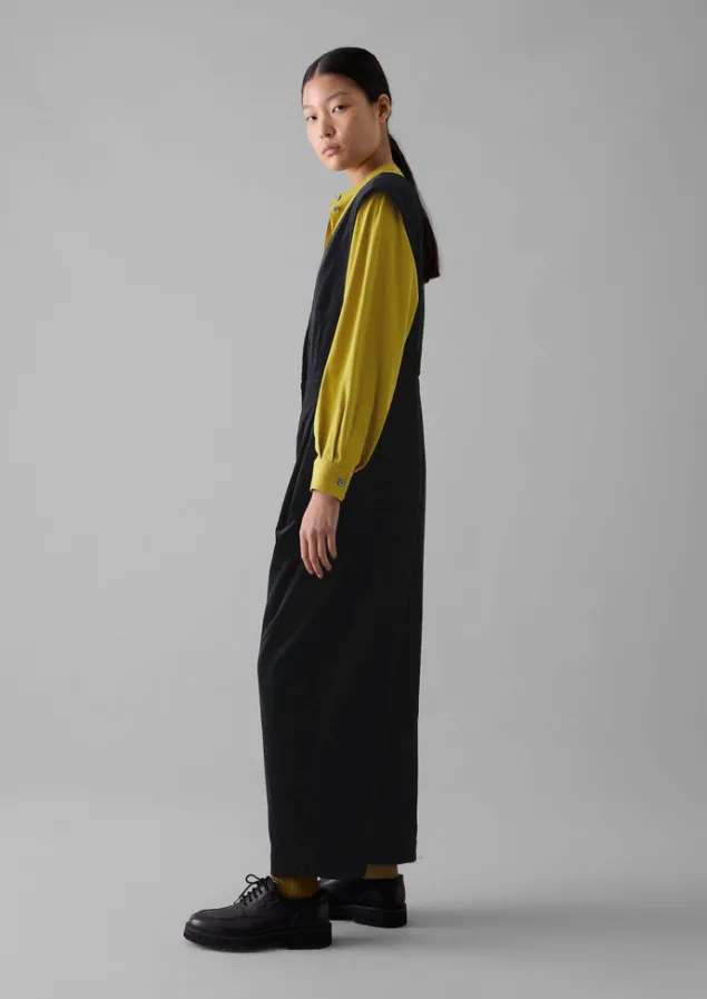cotton_velvet_pinafore_jumpsuit_21.webp Velvet | Jumpsuits-TOAST Cotton Velvet Pinafore Jumpsuit BrownSlate