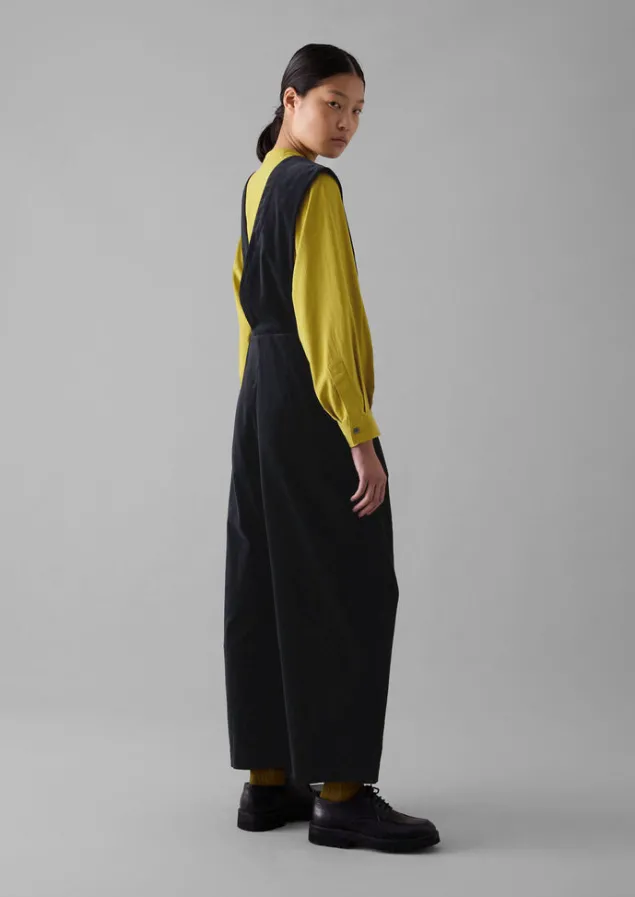 cotton_velvet_pinafore_jumpsuit_6.webp Velvet | Jumpsuits-TOAST Cotton Velvet Pinafore Jumpsuit BrownSlate