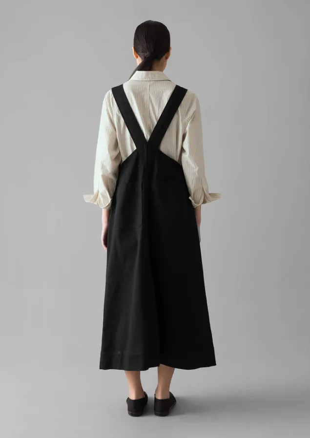 denim_pinafore_dress_3.webp Denim | Dresses-TOAST Denim Pinafore Dress Black