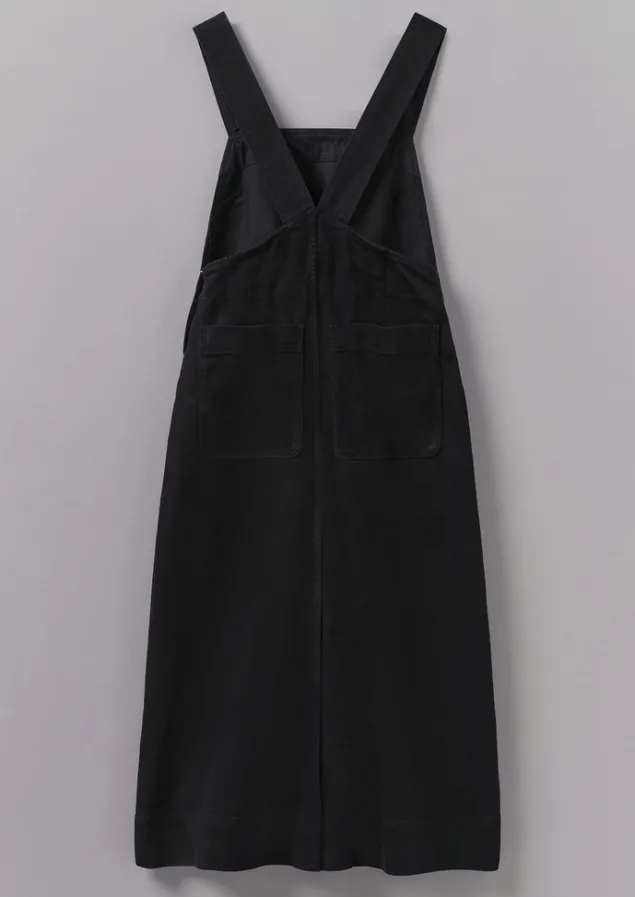 denim_pinafore_dress_5.webp Denim | Dresses-TOAST Denim Pinafore Dress Black