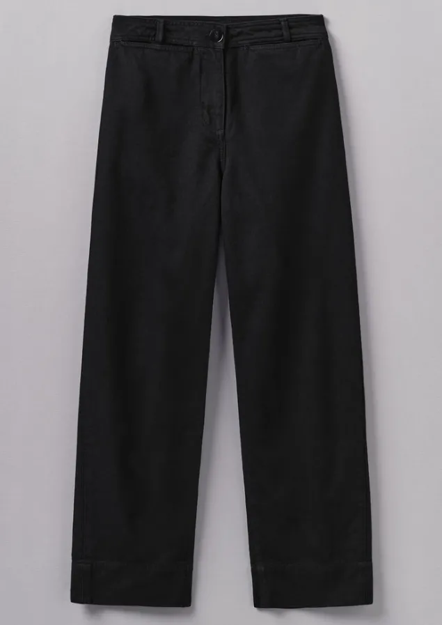 Denim | Jeans-TOAST Denim Straight Leg Trousers Black