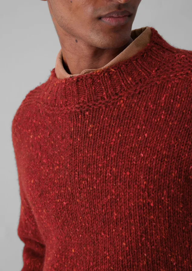 donegal_wool_high_neck_easy_sweater_6.webp Knitwear-TOAST Donegal Wool High Neck Easy Sweater RedGranite