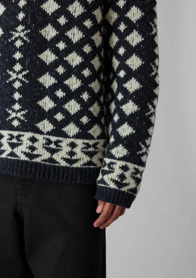 donegal_wool_jacquard_sweater_4.webp Knitwear-TOAST Donegal Wool Jacquard Sweater CharcoalMelange