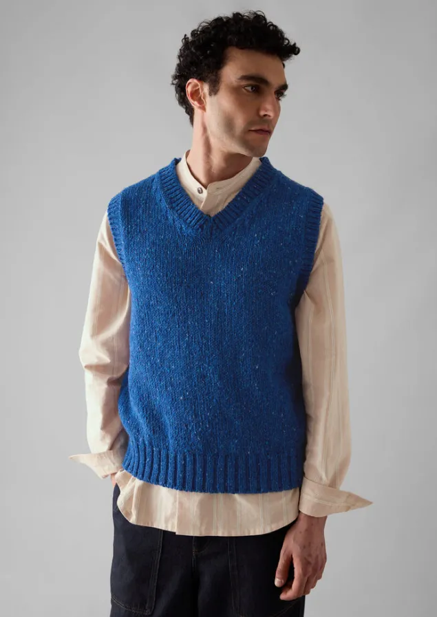 donegal_wool_knitted_tank_2-1.webp Knitwear-TOAST Donegal Wool Knitted Tank NeptuneBlue