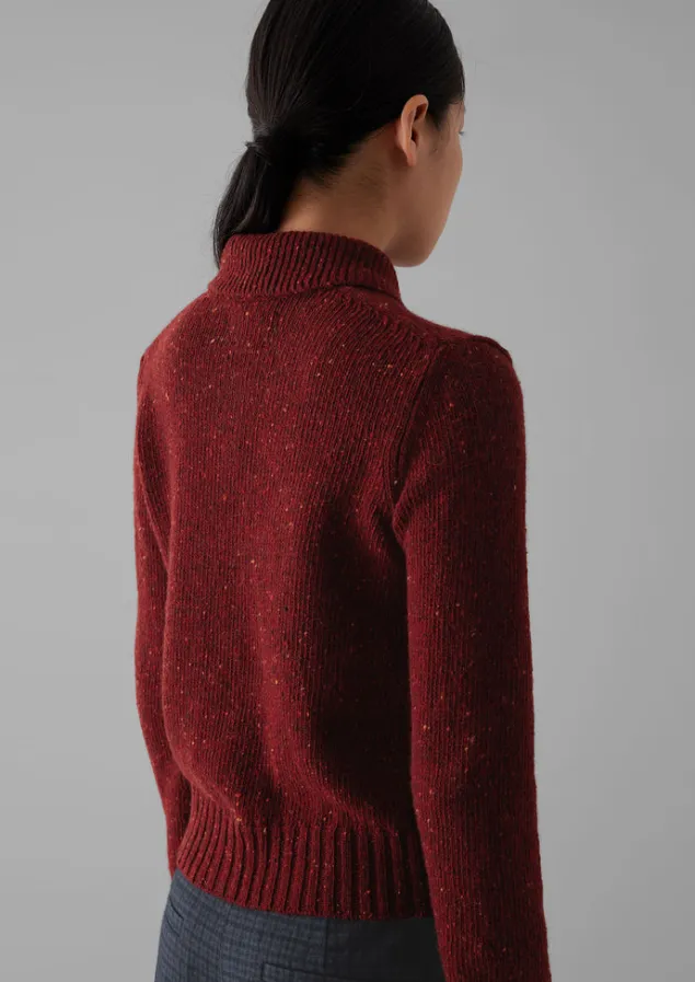 donegal_wool_round_collar_cardigan_3.webp Knitwear-TOAST Donegal Wool Round Collar Cardigan Russet