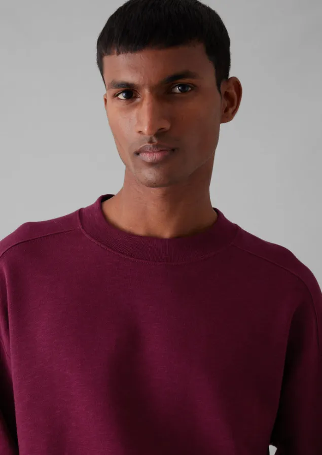 dropped_shoulder_loopback_jersey_sweatshirt_2.webp Tops & Tees | Shirts-TOAST Dropped Shoulder Loopback Jersey Sweatshirt Fuchsia