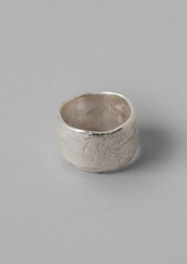 Jewellery-TOAST Emily Nixon Sculptural Rock Ring Silver