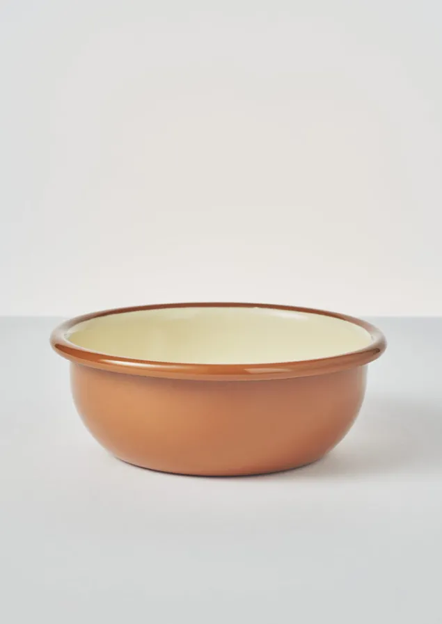 Outdoor | Kitchen-TOAST Enamel Bowl Cumin/Cream