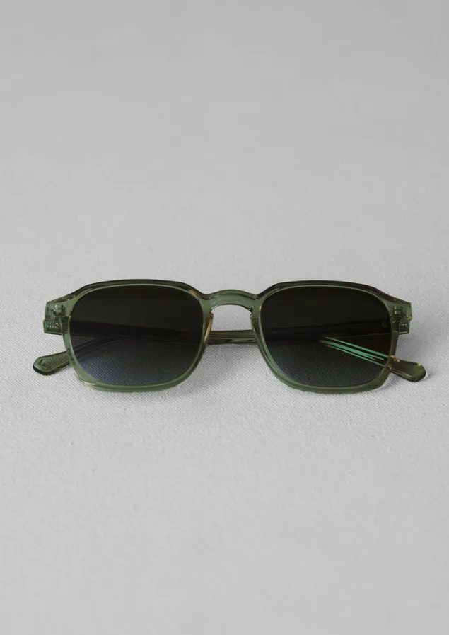 Sunglasses-TOAST Finlay and Co Chepstow Sunglasses BottleGreen