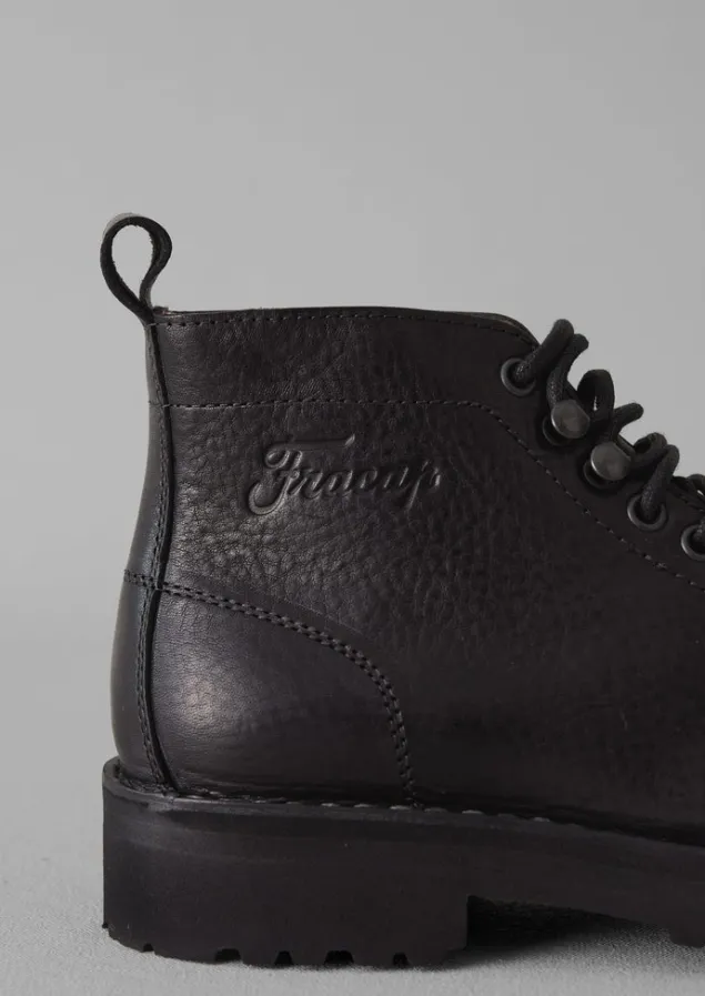 Boots-TOAST Fracap Leather Monkey Boots Black