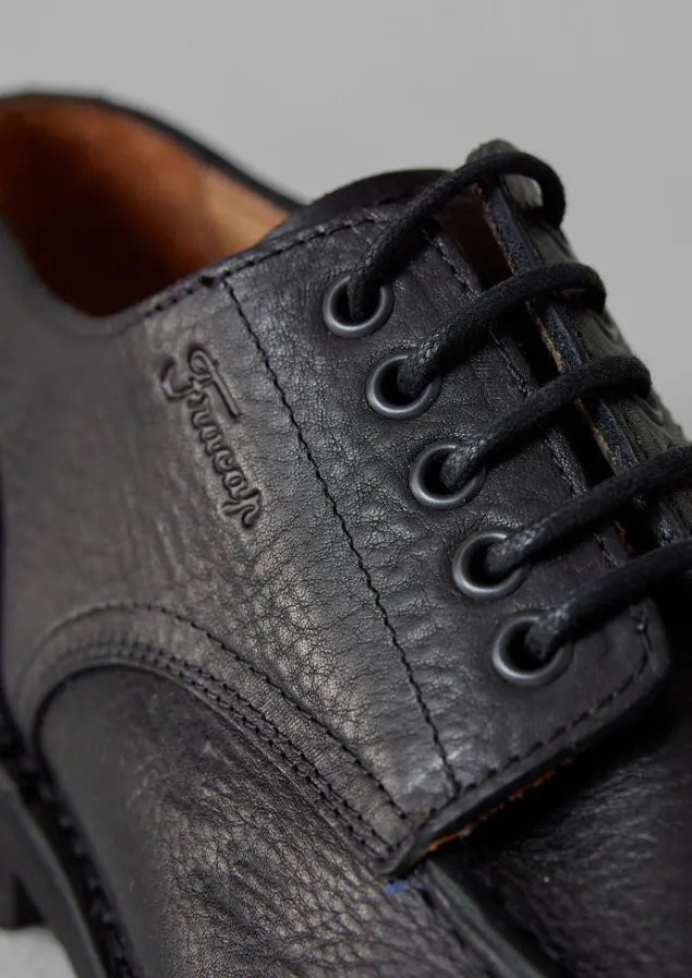Shoes-TOAST Fracap Postman Shoes Black