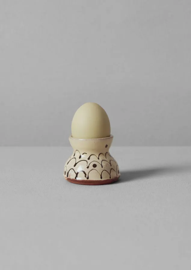 Ceramics | Kitchen-TOAST Frances Savage Egg Cup Set Cream/Terracotta
