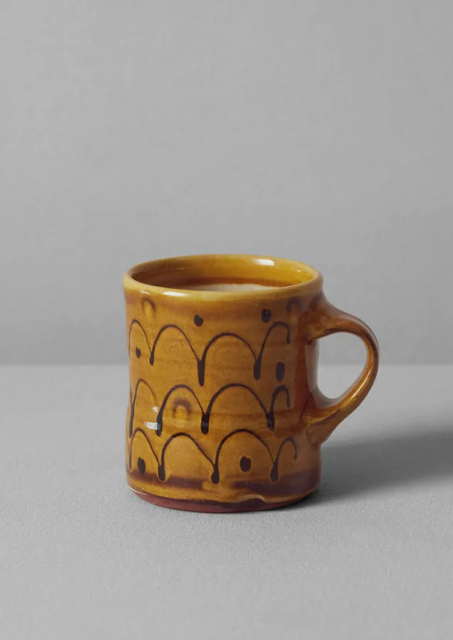 frances_savage_mug_3.webp Ceramics | Tableware-TOAST Frances Savage Mug Honey/Terracotta