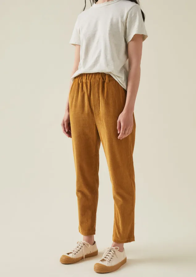 Cord | Trousers-TOAST Gabi Organic Cord Pull On Trousers Toffee