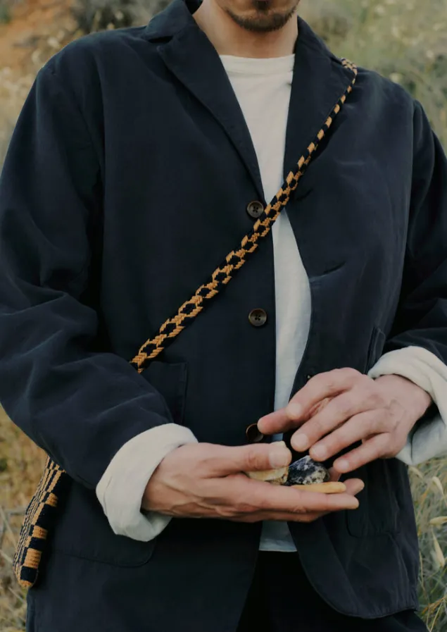 Workwear | Coats & Jackets-TOAST Garment Dyed Brushed Cotton Jacket DarkNavy