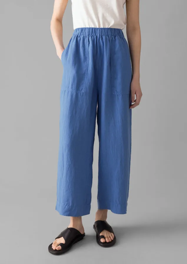 garment_dyed_linen_barrel_leg_trousers_1.webp Linen | Loungewear-TOAST Garment Dyed Linen Barrel Leg Trousers BlueViolane