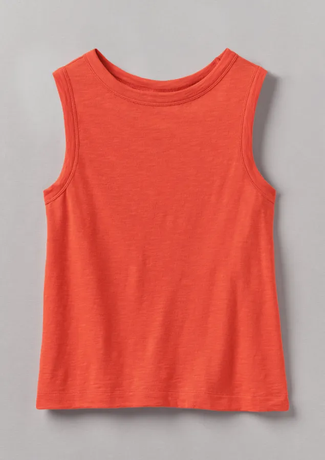 Jersey | Tops & Tees-TOAST Garment Dyed Organic Cotton Tank Top Pumpkin