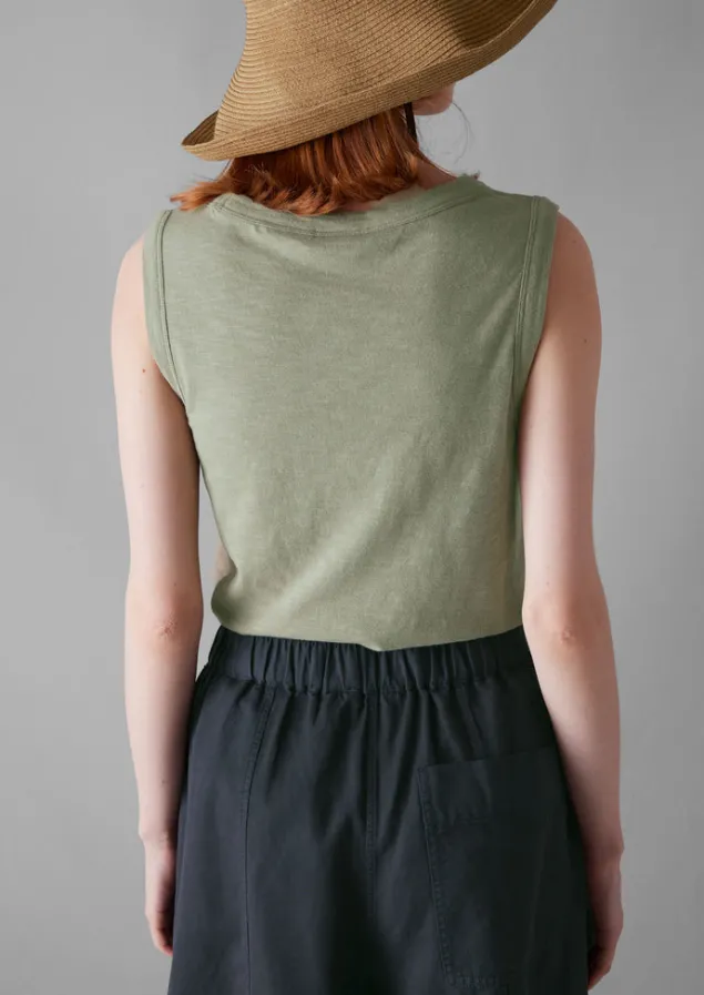 garment_dyed_organic_cotton_tank_top_7.webp Jersey | Tops & Tees-TOAST Garment Dyed Organic Cotton Tank Top CeladonGreen