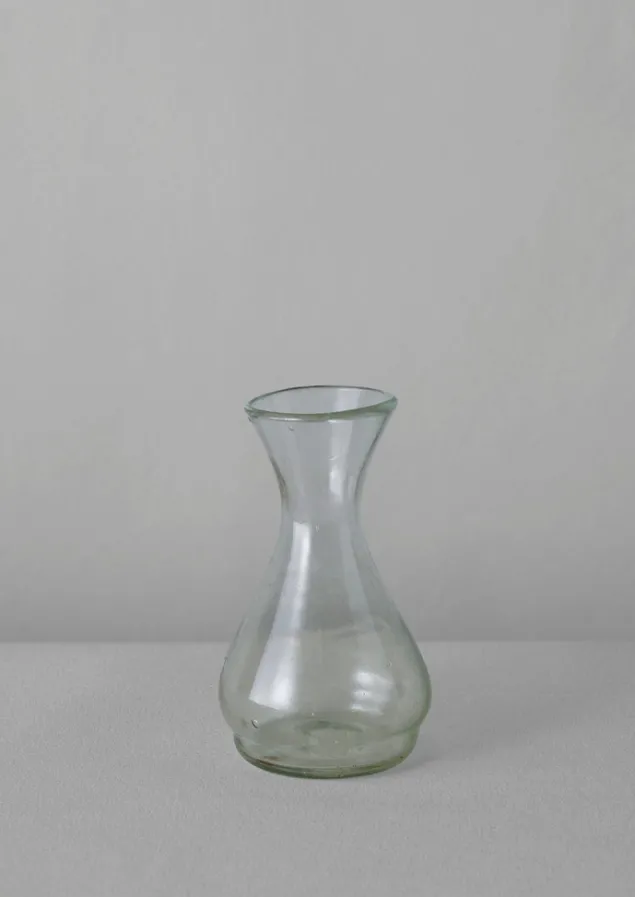 hand_blown_polonaise_vase_4.webp Glass | Decorative Pieces-TOAST Hand Blown Polonaise Vase Clear