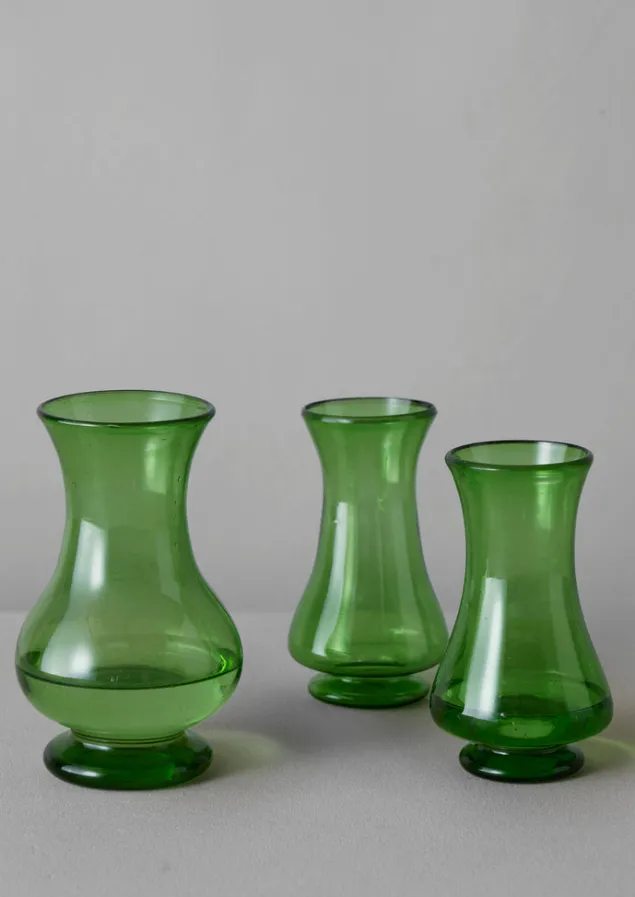 hand_blown_polonaise_vase_7-1.webp Glass | Decorative Pieces-TOAST Hand Blown Polonaise Vase Olive