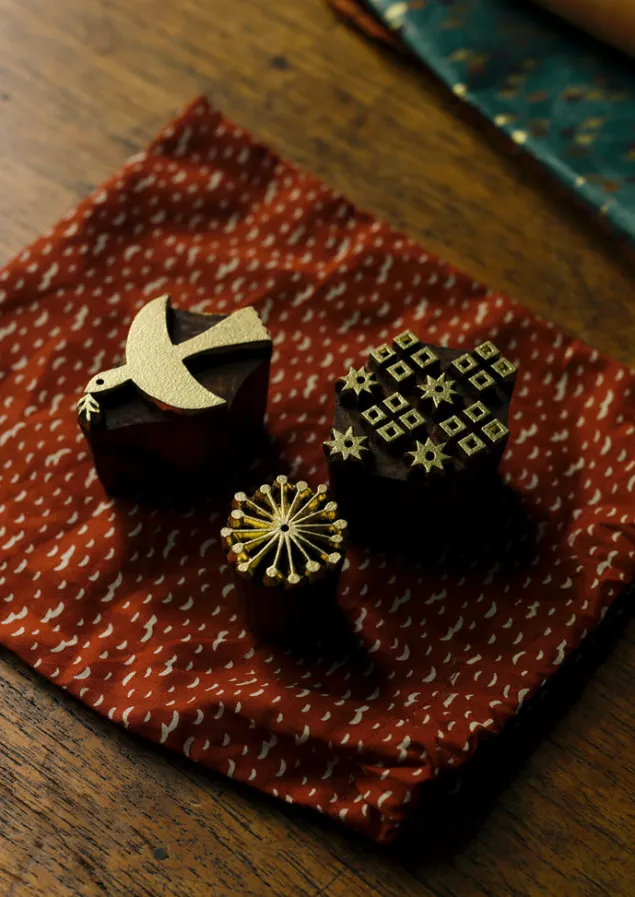 Stationery | Christmas Decorations-TOAST Hand Carved Dove Block Printing Kit Multi