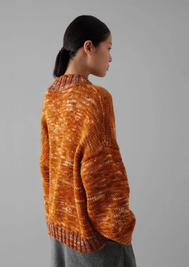 hand_dyed_marl_sweater_7.webp Knitwear-TOAST Hand Dyed Marl Sweater OrangeMix