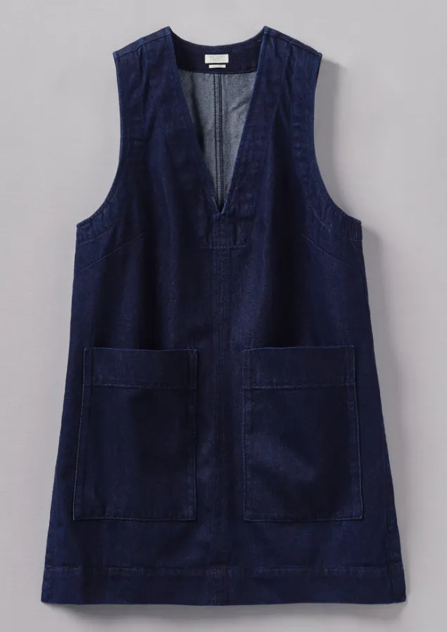 indigo_denim_cotton_tunic_8.webp Denim | Tops & Tees-TOAST Denim Cotton Tunic Indigo